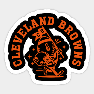 Cleveland Browns mascot Sticker